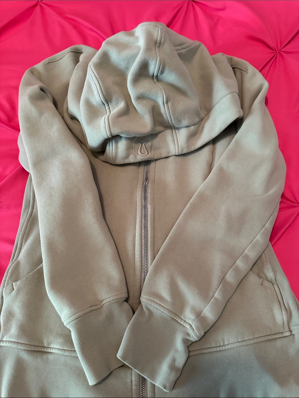 lululemon athletica Sage Green Full-Zip Hoodie